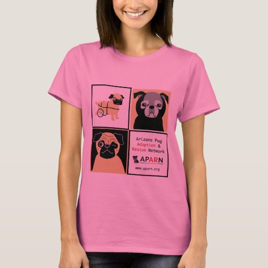 APARN Rescue Mops Frauen Bella Missy T - Shirt (Vorderseite)