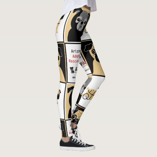 APARN Rettungs-Mops-Gewohnheits-Leggings Leggings (Rechts)