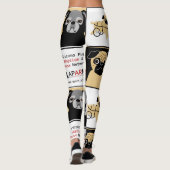 APARN Rettungs-Mops-Gewohnheits-Leggings Leggings (Rückseite)