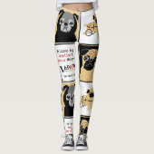APARN Rettungs-Mops-Gewohnheits-Leggings Leggings (Vorderseite)