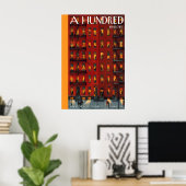 Apartment Building Poster  Lit Windows, Winter (Heimbüro)