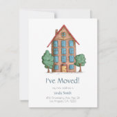 Apartment Building with Trees Moving Anuncement (Vorderseite)