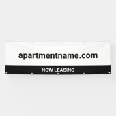 Apartment Community Website jetzt Leasing White Banner (Horizontal)