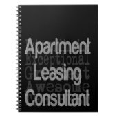 Apartment Leasing Berater Notizblock (Vorderseite)