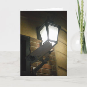 "Apartment Light & Security Camera" Geburtskarte Karte