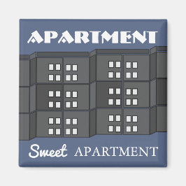 "Apartment Sweet Apartment" Magnet