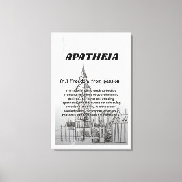 Apatheia Leinwanddruck