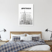 Apatheia Leinwanddruck (Insitu (Schlafzimmer))