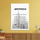 Apatheia Leinwanddruck (Insitu (Wohnzimmer))