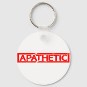 Apathische Briefmarke Schlüsselanhänger (Rückseite)