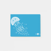 Apathisches Quallen-Post-it-Zettel Post-it Klebezettel (Vorderseite)