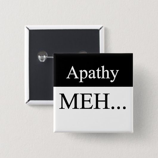 Apathy Button (Vorne & Hinten)