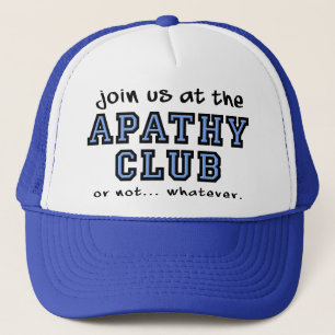 Apathy Club Lustige Mütze Baseballkappe