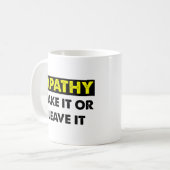 Apathy Funny Mug Kaffeetasse (Vorderseite Links)