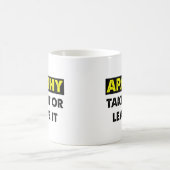 Apathy Funny Mug Kaffeetasse (Mittel)
