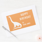 Apatosaurus Dinosaur personalize Gift Sticker (Umschlag)