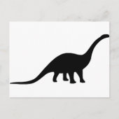 Apatosaurus Dinosaur Postkarte (Vorderseite)