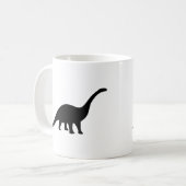 Apatosaurus-Dinosaurier Kaffeetasse (Vorderseite Links)