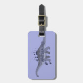 Apatosaurus Gepäckanhänger (Vorderseite vertikal)