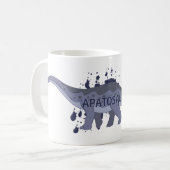 Apatosaurus Kaffeetasse (Vorderseite Links)