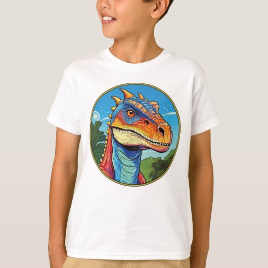 Apatosaurus - Klassischer Dinosaurier-T-Shirt-T - T-Shirt (Vorderseite)