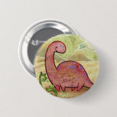 Apatosaurus-Knopf Button (Vorne & Hinten)