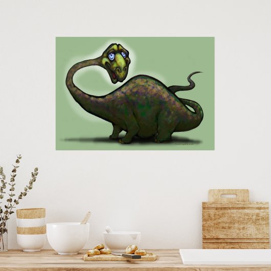 Apatosaurus Poster (Küche)