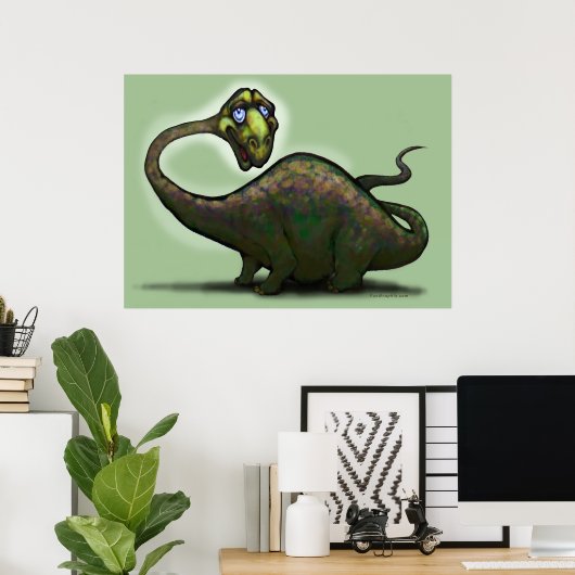 Apatosaurus Poster (Heimbüro)