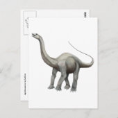 Apatosaurus Postkarte (Vorne/Hinten)