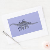 Apatosaurus Rechteckiger Aufkleber (Umschlag)