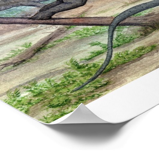 Apatosaurus und Brontosaurus Print Poster (Ecke)