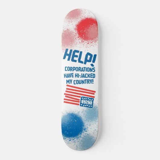 APDECK_CAMERON_Art_StrikeHelp Skateboard (Vorderseite)