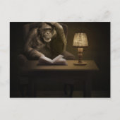 Ape Chimpanzee Monkey Postkarte (Vorderseite)