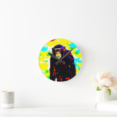 Ape Digital Runde Wanduhr (Zuhause)