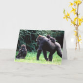 APE FAMILIE SAGT GLÜCKLICH 30. GEBURTSTAG KARTE (Gelbe Blume)