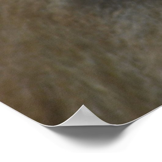 Ape gekümmert poster (Ecke)