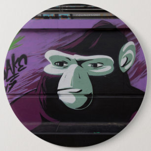 Ape Graffiti Button