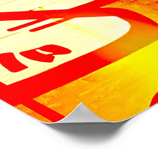 Ape Graffiti Poster (Ecke)