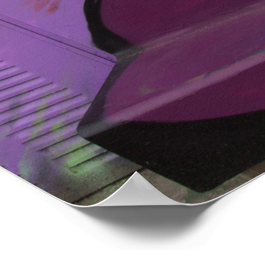 Ape Graffiti Poster (Ecke)