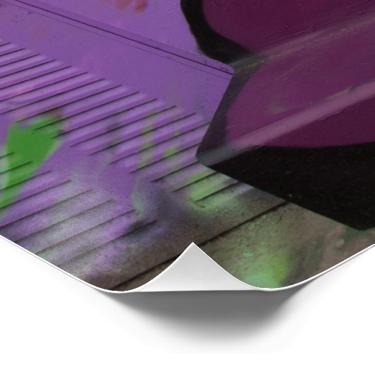 Ape Graffiti Poster (Ecke)