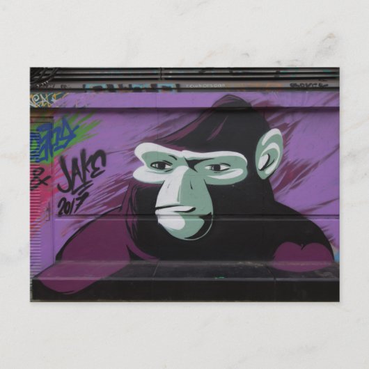 Ape Graffiti Postkarte (Vorderseite)