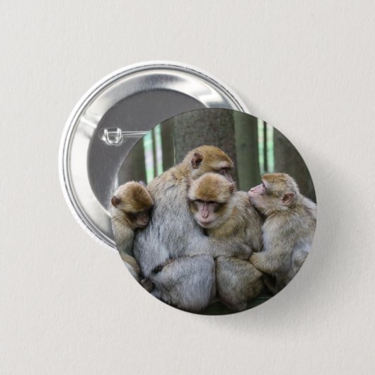 Ape Group Hug Button (Vorne & Hinten)