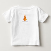 Ape - I Liebe ORANGUTANS - gefährdetes Tier - Prim Baby T-shirt (Rückseite)