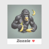 Ape King Custom Cut Vinyl Sticker (Blatt)