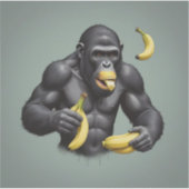 Ape King Custom Cut Vinyl Sticker (Vorderseite)