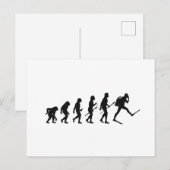 Ape Man Evolution Diver Postkarte (Vorne/Hinten)
