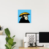 Ape no like regen poster (Heimbüro)
