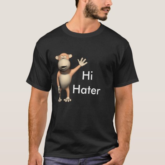 ape_waving_hand, HiHater T-Shirt (Vorderseite)
