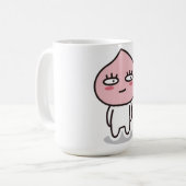 Apeach Grinsen Kaffeetasse (Vorderseite Links)