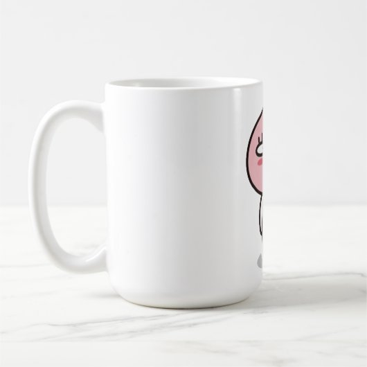 Apeach Grinsen Kaffeetasse (Links)